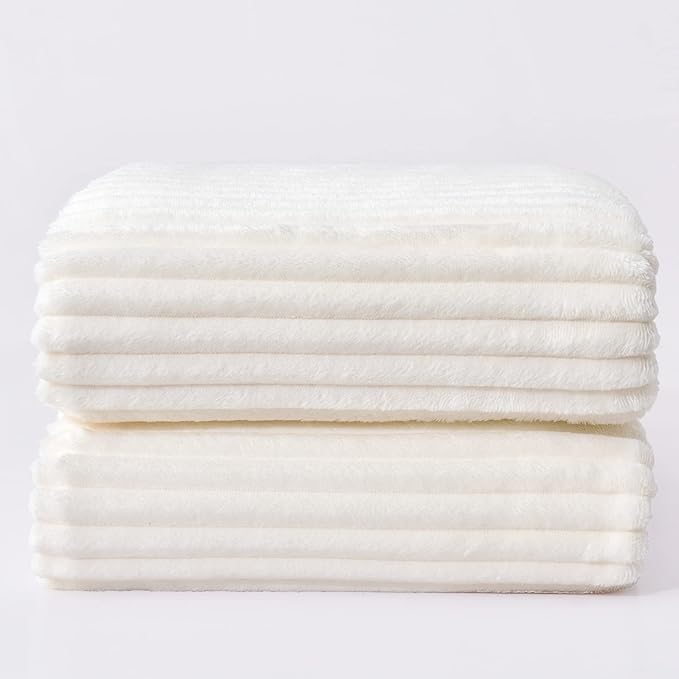 BEDELITE Fleece Blanket Queen Size – 3D Ribbed Jacquard Soft and Warm - Image 4