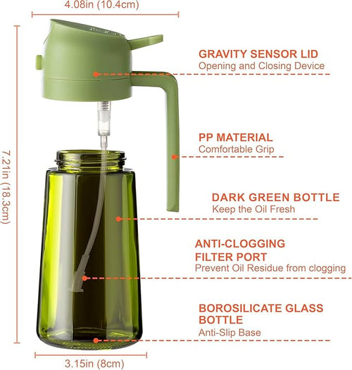 16oz/470ml Glass Olive Oil Sprayer - Image 2