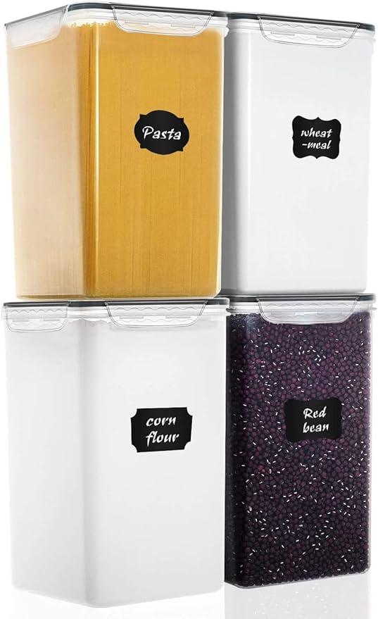 M MCIRCO Extra Large 7qt / 6.5L/220oz Tall Food Storage Containers, WIDE & DEEP by MMCIRCO
