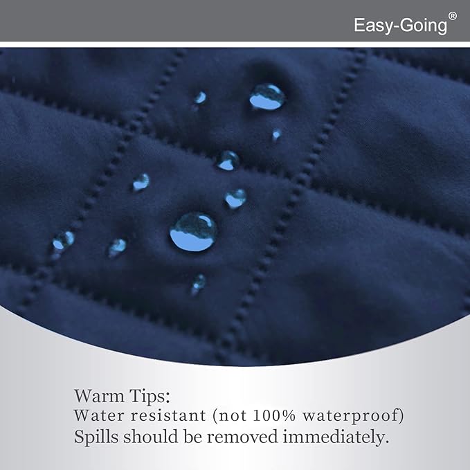 Easy-Going Recliner Chair Slipcover Reversible Sofa Cover Water Resistant Couch - Image 4