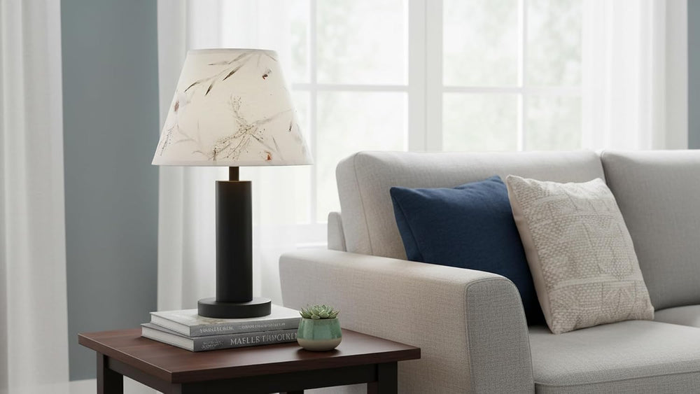 Aspen Creative 58902 Transitional Hardback Empire Shape UNO Construction Lamp...