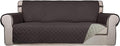 PureFit Reversible Quilted Sofa Cover, Water Resistant Slipcover Furniture by PureFit