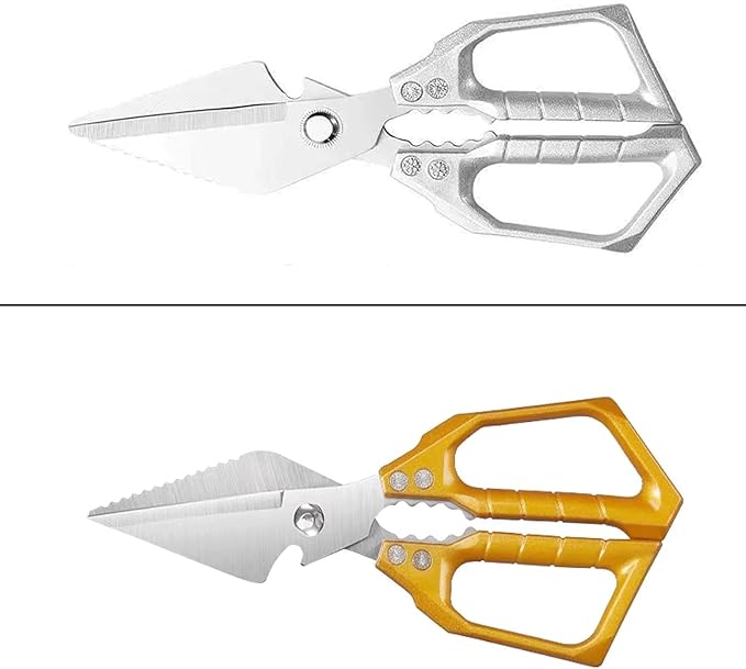 Meat Scissors Heavy Duty Sharp Shears Kitchen Scissors all Purpose, Stainless - Image 6