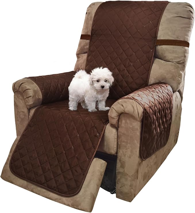 U-NICE HOME Recliner Chair Covers Reversible Quilted Water Repellent Pet by U-NICEHOME