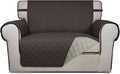 PureFit Reversible Quilted Sofa Cover, Water Resistant Slipcover Furniture by PureFit