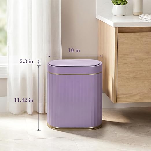 ELPHECO Bathroom Sensor Trash Can