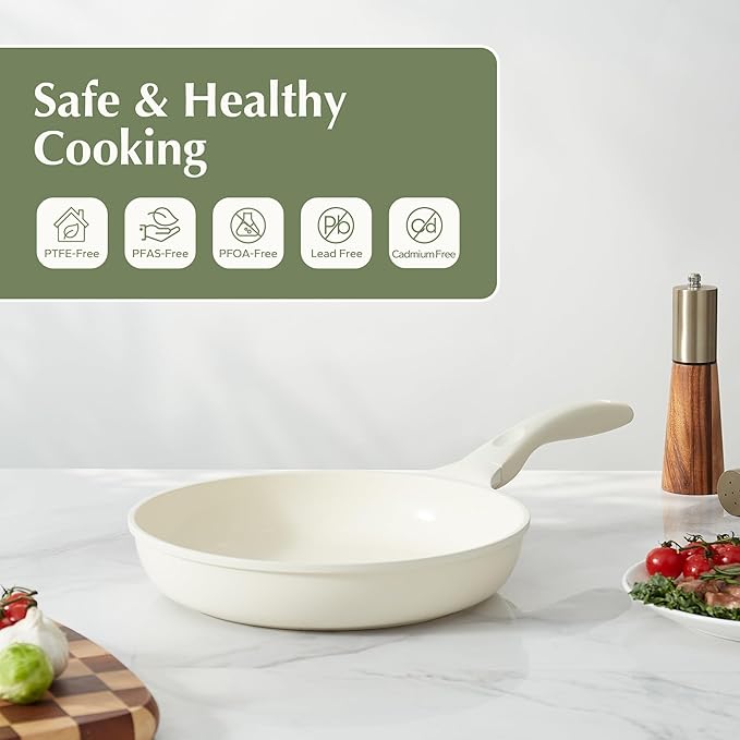 Redchef Ceramic Pan Nonstick, Nonstick Frying Pan, Large Fry Pans, PFAS & - Image 2