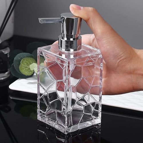 2 Pack Clear Rust Proof Soap Dispenser, Acrylic Plastic Hand Soap Lotion - Image 2