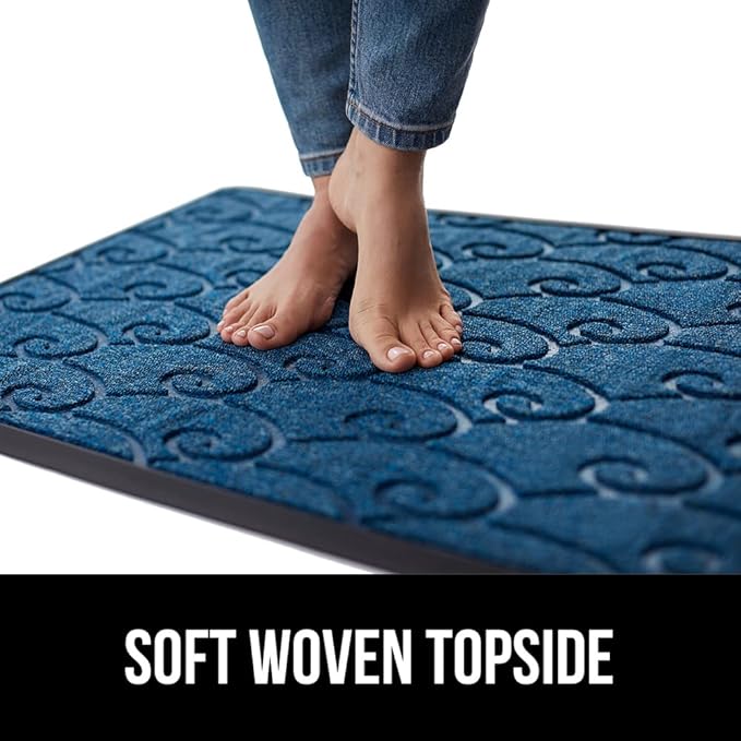 GORILLA GRIP 100% Waterproof All-Season WeatherMAX Doormat, US Designed Natural - Image 7