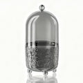Makeup Brush Holder with Lid, Cosmetic Tools Organizer with Cover, 360° by Unknown