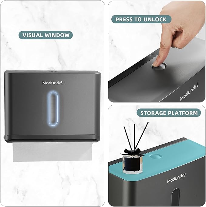 Paper Towel Dispensers Wall Mount: Multifold Z-Fold Paper Towel Holder - Image 5