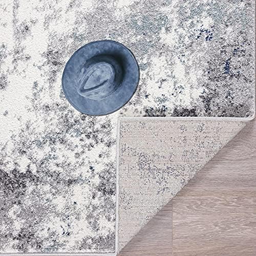 LUXE WEAVERS Abstract Medium Pile Area Rug Ivory 5x7