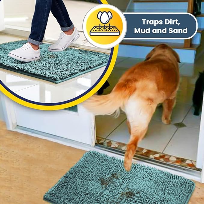Muddy Mat® | Super Absorbent Door Mat Indoor, Microfiber Quick Dry Chenille - Image 6