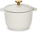 CAROTE 2QT Enameled Cast Iron Dutch Oven Pot by CAROTE