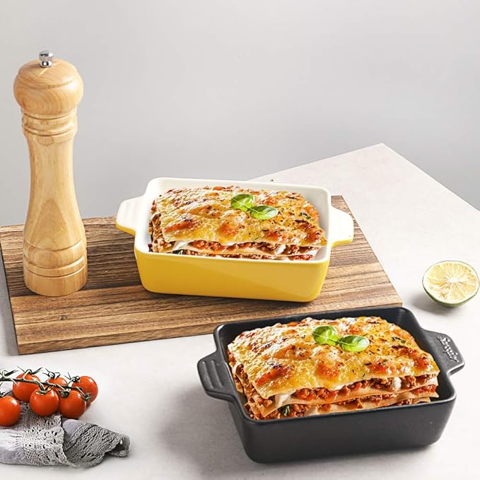 Sweejar Ceramic Baking Dish, Rectangular Small Baking Pan - Image 5