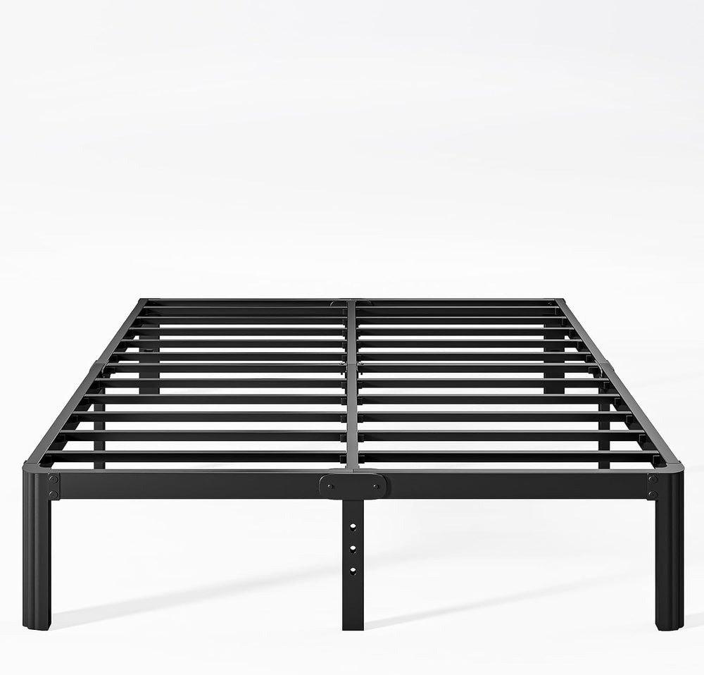 KERAMIK 12 Inch High King Size Bed Frame Metal, Platform King Bed Frame No Bo...