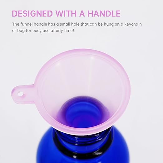 Mini Funnel 4-Pack for Lab Bottles, Sand Art, Essential Oil, Recreational - Image 3