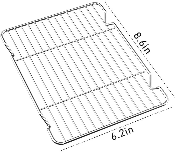 Stainless Steel Cooling Racks, 8.6L x 6.2W x 0.5H Inch, Wire Racks - Image 2