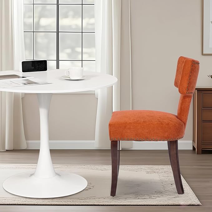 3-Piece 31.5" Round Dining Table Set for 2 with Upholstered Chairs – Spa...