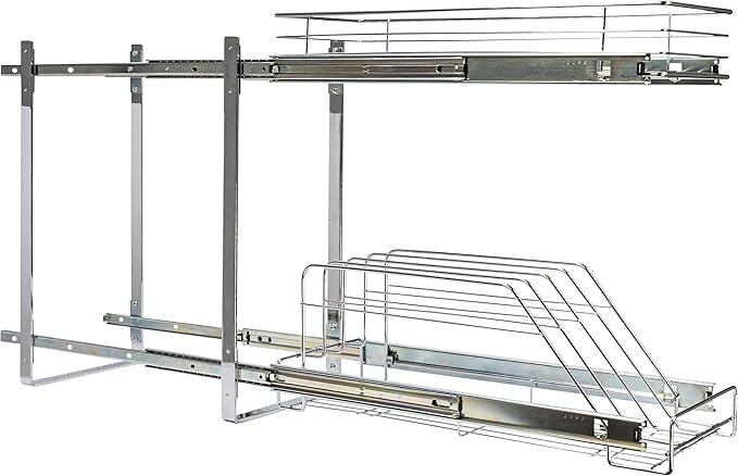 Household Essentials Glidez Multipurpose Chrome-Plated Steel Pull-Out/Slide-Out - Image 8
