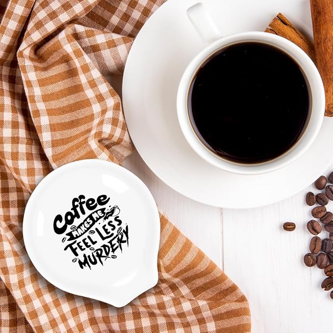 Funny Coffee Spoon Holder-Coffee Spoon Rest-Cafe Bar Station Accessories-Coffee - Image 5