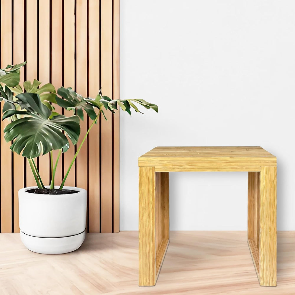 Bamboo Dining Bench Woodden Bench Seat for Kitchen, Living Room, Dining Room,...