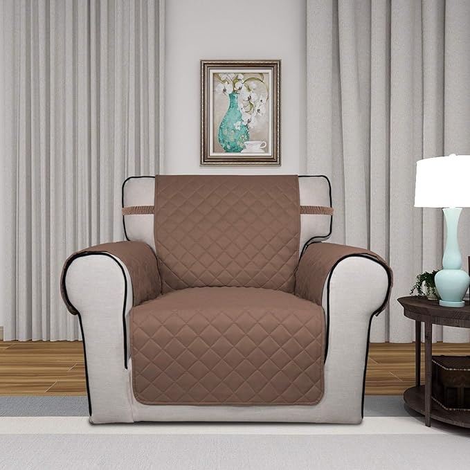 PureFit Reversible Quilted Sofa Cover, Water Resistant Slipcover Furniture - Image 2