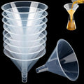8 Pcs 6 Inch Wide Mouth Plastic Large Funnels, Easy and Smooth Content Transfer by Unknown