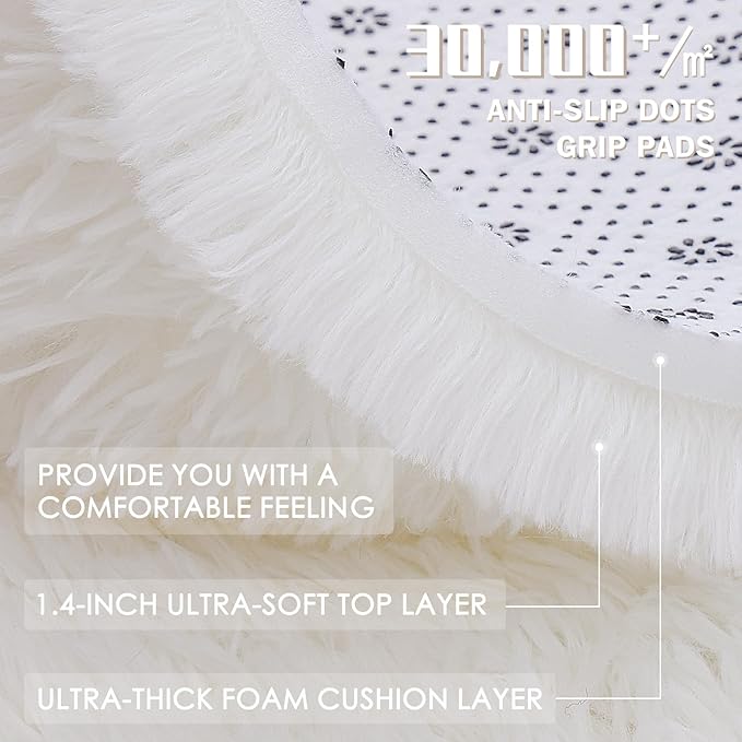OLANLY 7x11 Machine Washable Large Area Rugs - Image 8