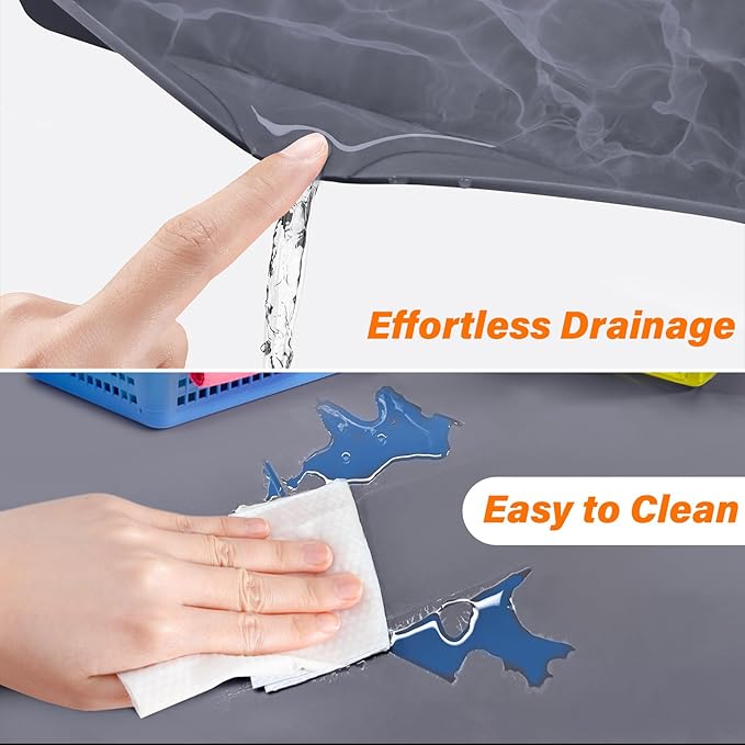 FLATO Waterproof Under Sink Mat 31" x 22" Shelf Liner - Image 3