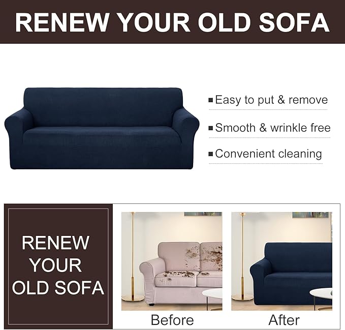 U-NICE HOME Loveseat Cover Stretch Couch Cover Sofa Cover Sofa Slipcover - Image 5