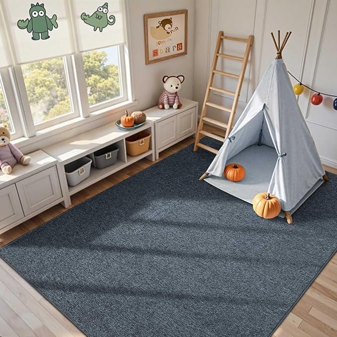 FinRèc Low Pile 5x7 Washable Area Rugs - Image 5