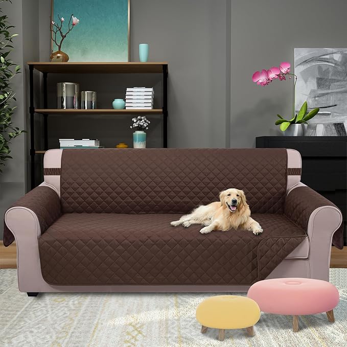 U-NICE HOME 4 Seater Sofa Cover 91 Inch Large Couch Covers - Image 2