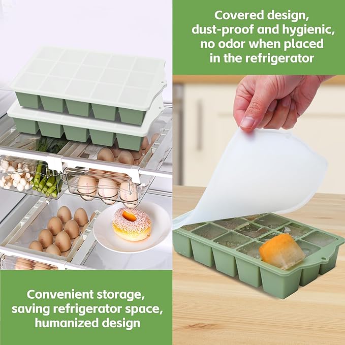FANYITY Silicone Ice Cube Tray - Image 4