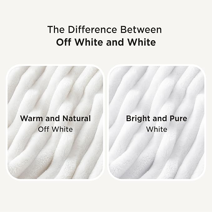 Bedsure GentleSoft Bright White Throw Blanket - Image 8