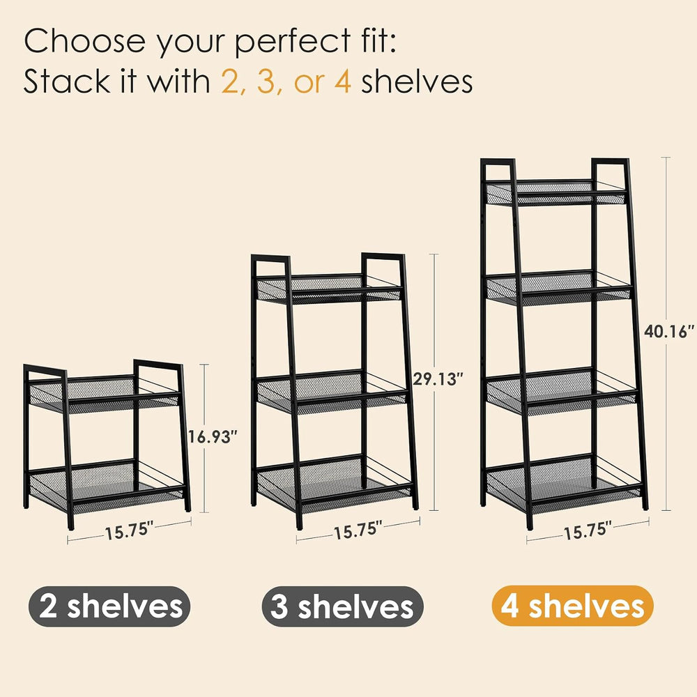 Masupu 4 Tier Bathroom Shelf, Bathroom Organizer and Storage for Small Space,...