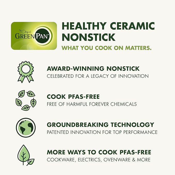GreenPan Hybrid 8” Nonstick Stainless Steel Frying Pan Skillet, APEX Tri-Ply - Image 9
