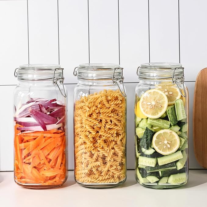 Liuruiyu 78oz Glass Food Storage Jars - Image 2