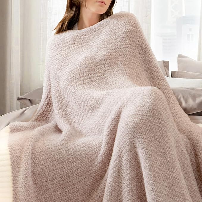 Snuggle Sac Heather Taupe Throw Blanket - Image 6