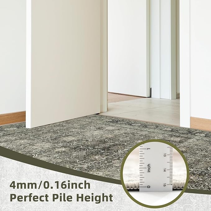 Washable Rugs 8x10 Area Rugs for Living Room - Image 9