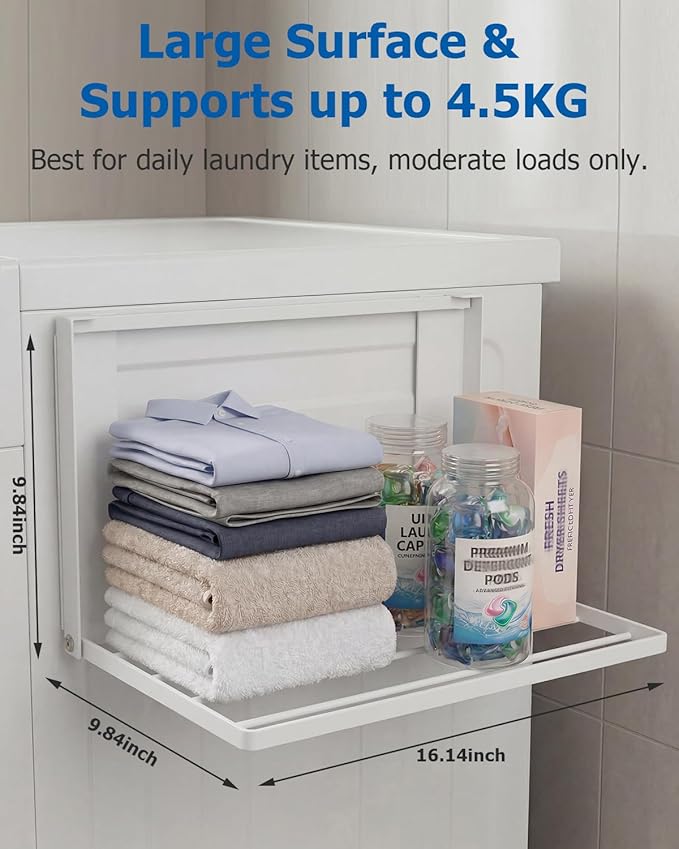 Magnetic Laundry Shelf for Washing Machine, Organize Laundry Essentials - Image 3