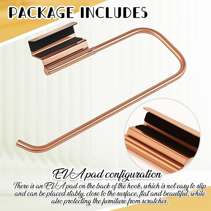 Yaocom 12.4 Inches Cabinet Door Paper Towel Holder Camper Under Sink No - Image 4