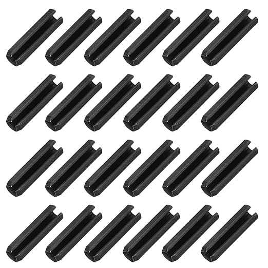 MECCANIXITY 25Pcs Slotted Split Roll Pins 3/10 Inch Dia. 1-1/5 Inch Length 65Mn by MECCANIXITY