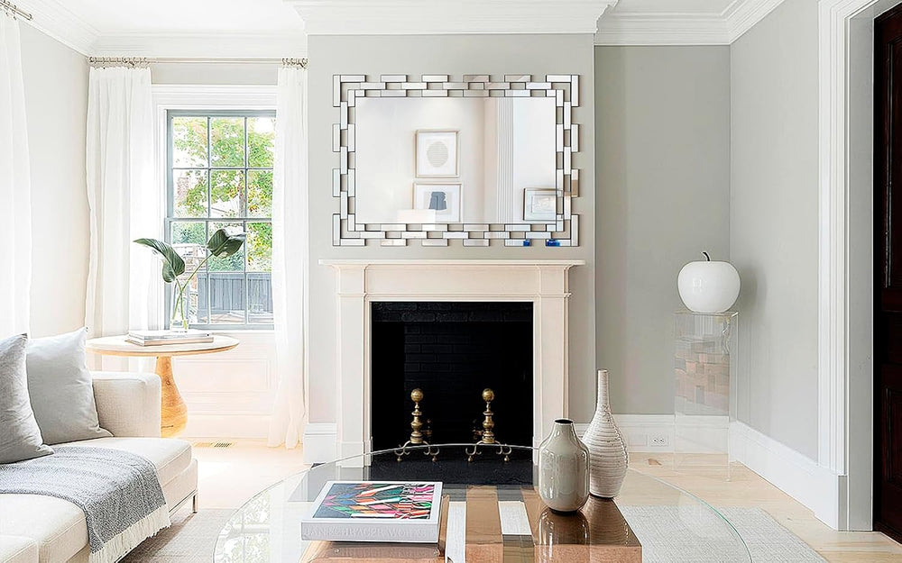 Chende Decorative Mirrors for Wall, 40''X28'' Large Bathroom ...