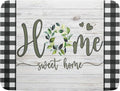 Giwawa Home Sweet Home Dish Drying Mat 18x24 Inch Spring Summer Green Leaf by Giwawa