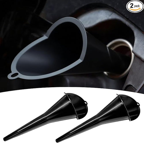 2 PCS Oil Funnel, Automotive Multi-Function Plastic Fuel Funnel by Unknown
