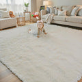 Rugs for Living Room 5x8, Alfombras para Salas Shag Large Plush Soft Area Rug by Junhejiamei