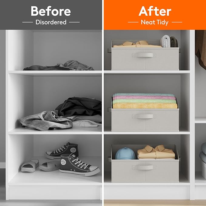 Lifewit Trapezoid Closet Storage Bins