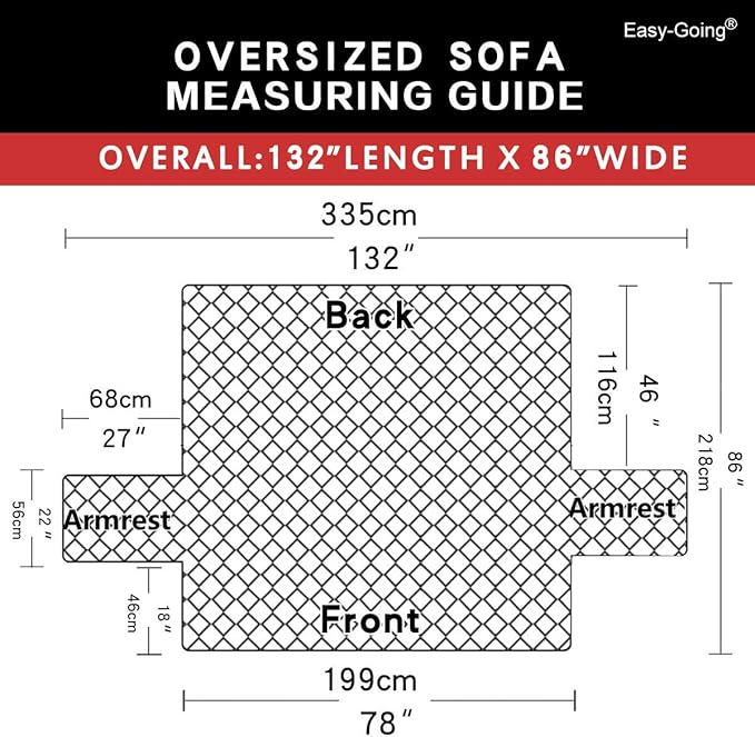 Easy-Going Reversible Oversized Couch Cover - Image 6