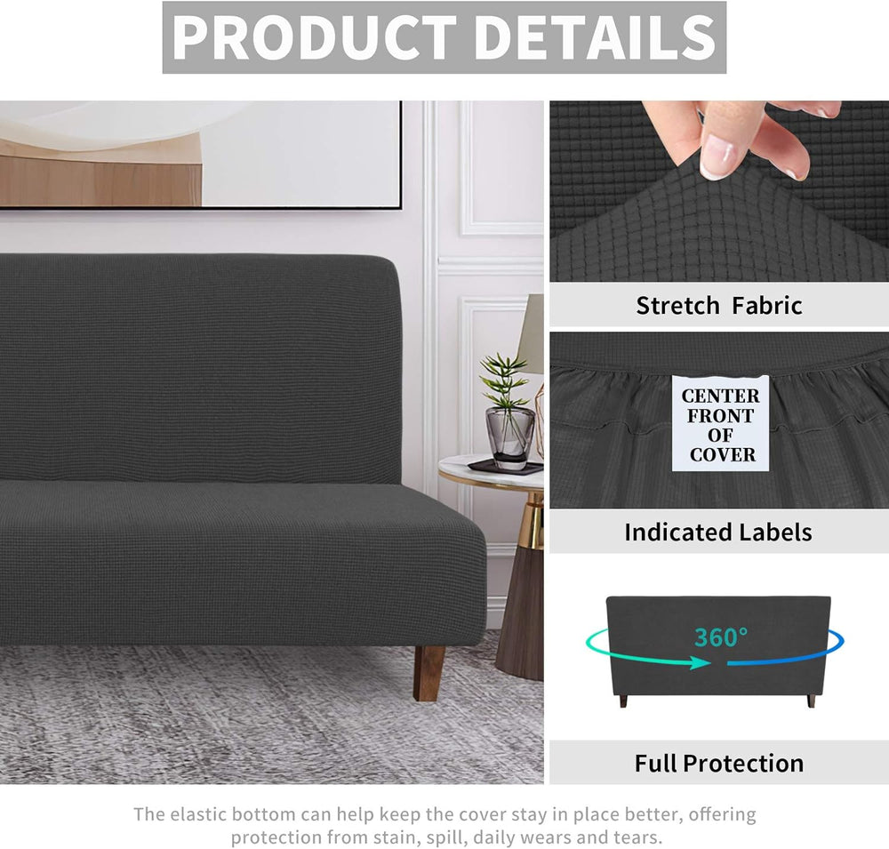 Easy-Going 100% Waterproof Futon Cover, Stretch Futon Slipcover Large